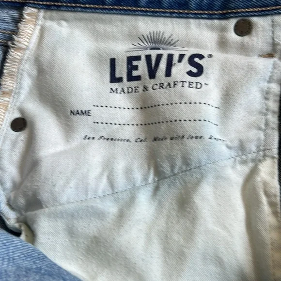 Levi’s Hand Crafted Barrel Cut Jeans Blue Label Denim 29 - Picture 5 of 16